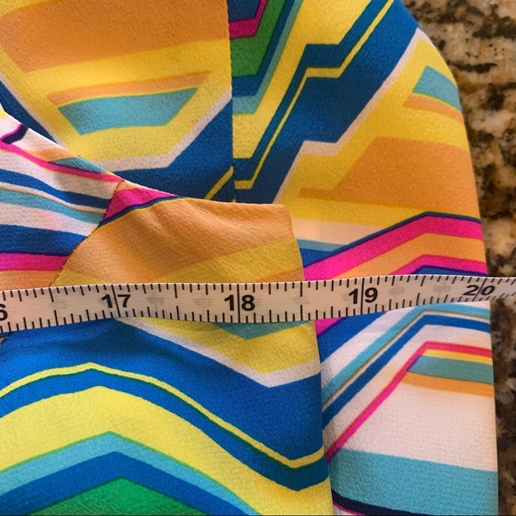 Amanda Uprichard Multicolor Pink Print Dress Sz. P - Picture 11 of 11